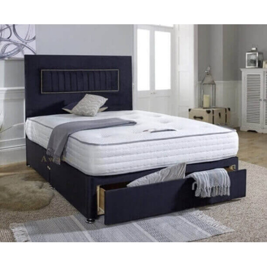 Beauty Sleep Buckingham silk soft medium pocket sprung divan set