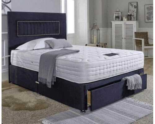 Galaxy Memory 2000 Pocket Spring Divan Set by Beauty Sleep