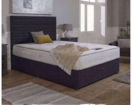 1000 Memory Pocket Divan Set with Headboard by Beauty Sleep