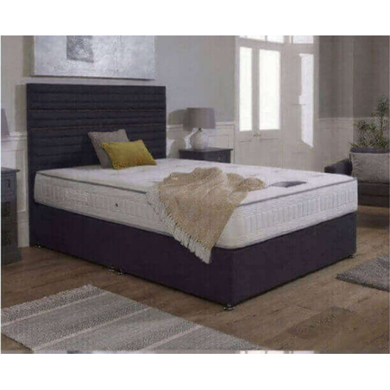 1000 Memory Pocket Divan Set with Headboard by Beauty Sleep | Divan Beds (by Bedz4u.co.uk)
