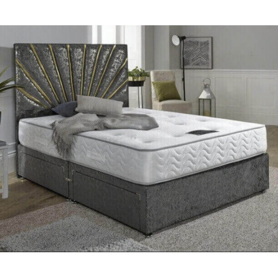 Mayfair Hand Tufted Divan Set with Free Headboard by Beauty Sleep | Divan Beds (by Bedz4u.co.uk)