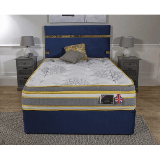 Saturn 1000 Pocket Memory Pillow Top Divan by Beauty Sleep | Divan Beds (by Bedz4u.co.uk)