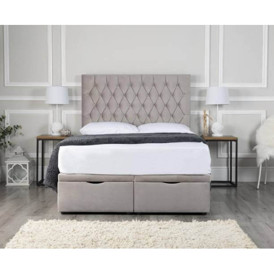 Bedz4u Parker front opening ottoman storage bed with open storage base