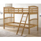 Barbican Hardwood Oak Finished Single Bunk Bed | Bunk Beds (by Bedz4u.co.uk)