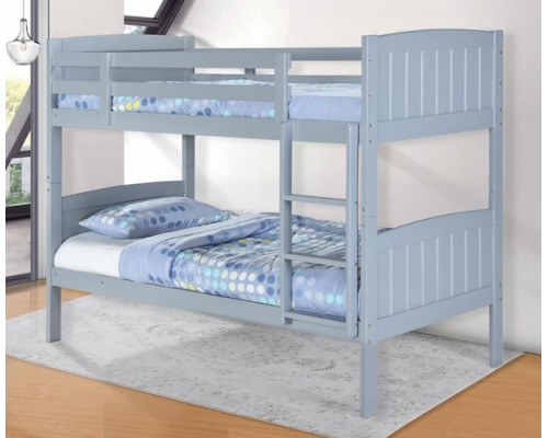 Hayes Grey Wood Bunk Bed by Heartlands Furniture