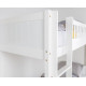 Lakewood White Shaker Styled Panelled Wooden Bunk Bed | Bunk Beds (by Bedz4u.co.uk)