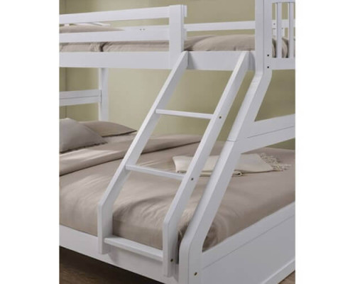 White Triple Sleeper Bunk Bed by The Artisan Bed Company