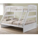 Artisan Beds White hardwood triple sleeper bunk bed