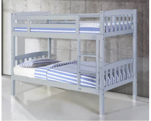 Ashbrook Grey Finished Single Wood Bunk Bed