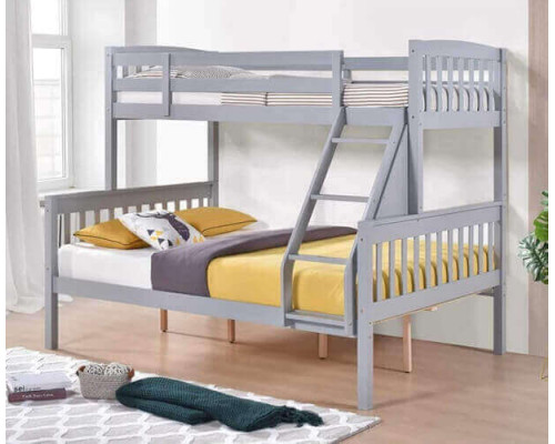Ashbrook Grey Wood Triple Sleeper by Heartlands Furniture