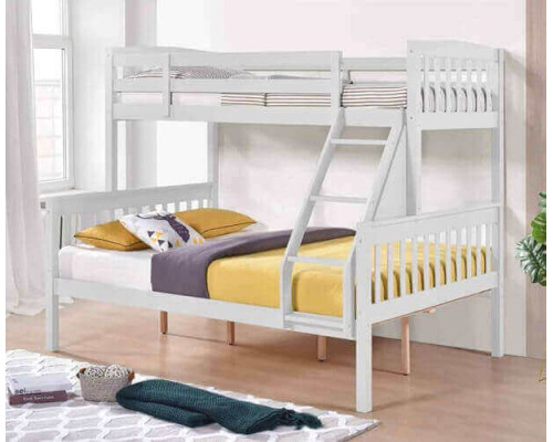 Ashbrook White Wood Triple Sleeper by Heartlands Furniture