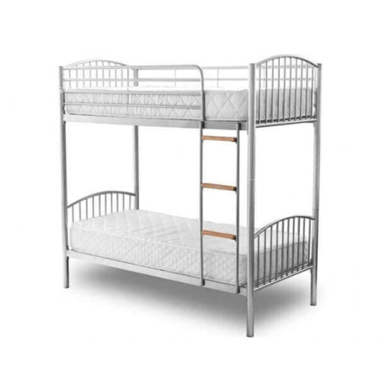 Heartlands Furniture Montreal silver metal bunk bed