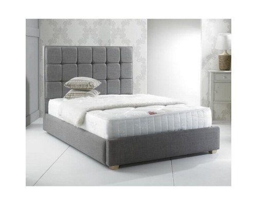 Rome Bespoke Cubed Panelled Fabric Bed Frame