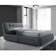 Regent Dark Grey Fabric 4 Drawer Modern Storage Bed 3090 | Storage Beds (by Bedz4u.co.uk)