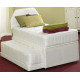 Sapphire Orthopaedic Damask Mattress Guest Bed | Guest Beds (by Bedz4u.co.uk)