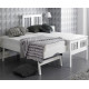 Artisan Beds White hardwood guest bed with trundle erected