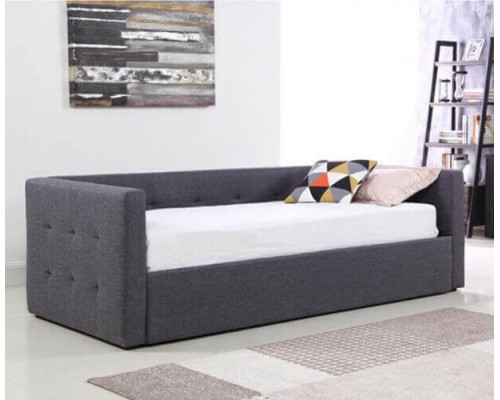 Congo Grey Linen Fabric Daybed by Heartlands Furniture