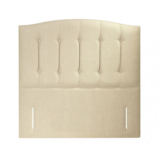 Madrid Hand Tufted Curved Top Floor Standing Headboard | Floor Standing Headboards (by Bedz4u.co.uk)