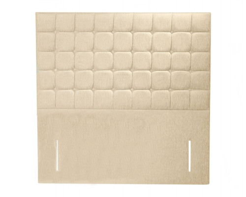 Rome Cubed Tufted Panelled Fabric Floor Standing Headboard