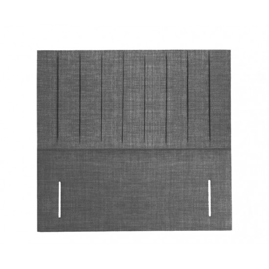 Trinidad Vertical Panelled Fabric Floor Standing Headboard | Floor Standing Headboards (by Bedz4u.co.uk)