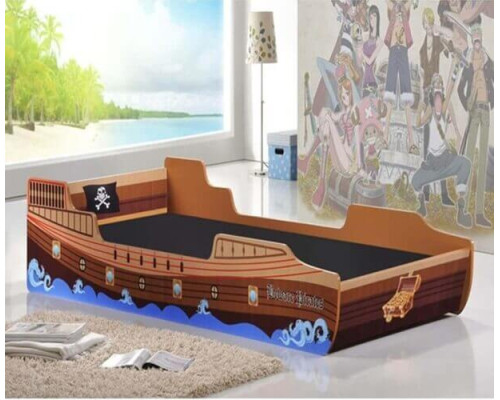 Kids Caribbean Pirate Ship Bed by Heartlands Furniture