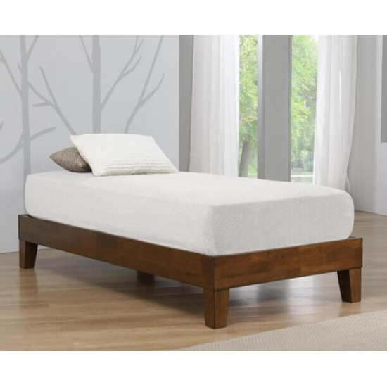 Charlie Rustic Oak Platform Wood Bed by Heartlands Furniture | Wooden Beds (by Bedz4u.co.uk)