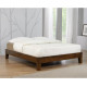 Charlie Rustic Oak Platform Wood Bed by Heartlands Furniture | Wooden Beds (by Bedz4u.co.uk)
