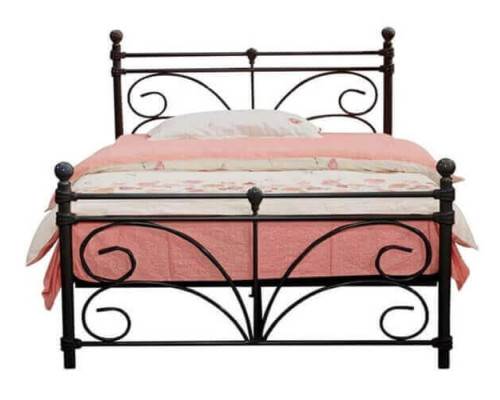 Separo Black Metal Bed Frame by Heartlands Furniture Separo Black Metal Bed Frame by Heartlands Furniture