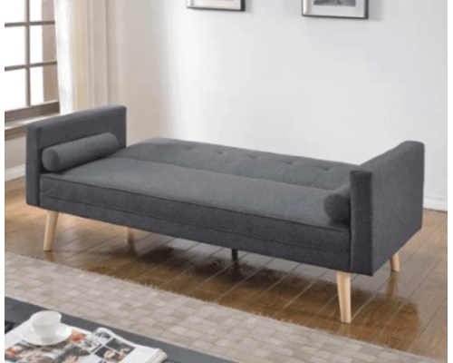Paris Dark Grey Linen Sofa Bed by Heartlands Furniture