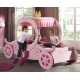 Girl s Princess Pink Carriage Bed | Kids Beds (by Bedz4u.co.uk)