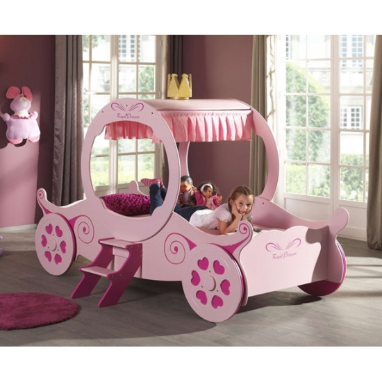 Girls Princess Pink Carriage Bed by The Artisan Bed Company | Kids Beds (by Bedz4u.co.uk)