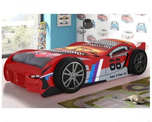  No 88 Red Kids Turbo Racing Car Novelty Bed by Artisan