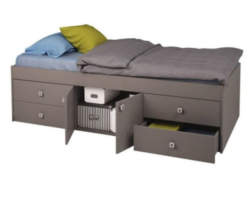 Captains Grey Single Cabin Bed by Kidsaw