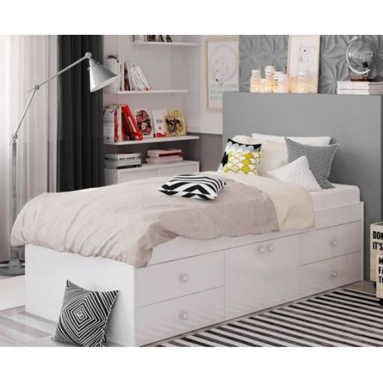 Captains White Single Cabin Bed by Kidsaw | Kidsaw Bedroom Range (by Bedz4u.co.uk)