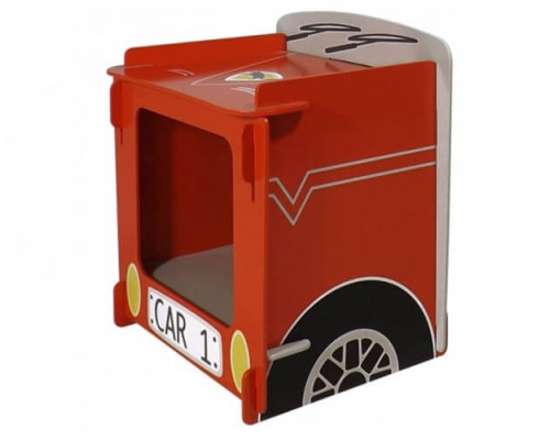 Kidsaw New Racing Car Bedside Cabinet