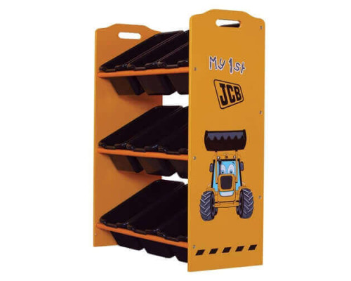  JCB 9 Bin Storage Unit for Childrens Bedrooms by Kidsaw