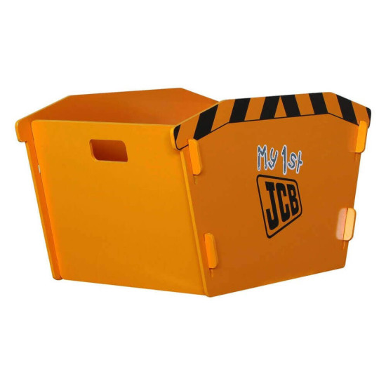 Kidsaw JCB skip toy box for kids bedroom