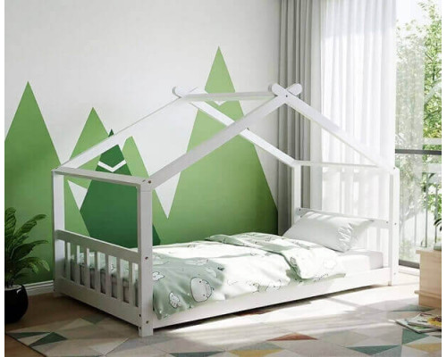 Jinsen Single White Cottage Bed by Kidsaw Jinsen Single White Cottage Bed by Kidsaw