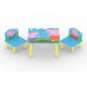 Kidsaw Peppa Pig kids table and two chair set