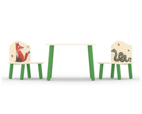 Gruffalo Kids Table and Two Chair Set by Kidsaw