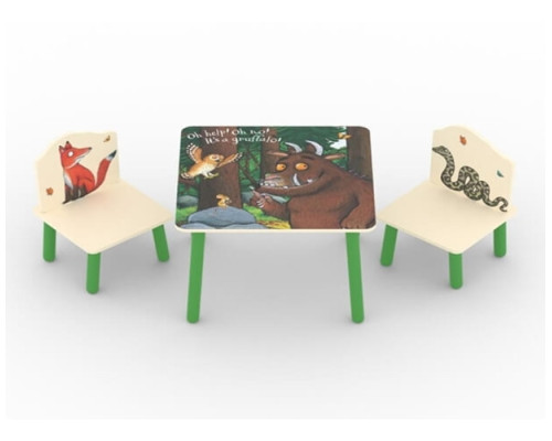 Gruffalo Kids Table and Two Chair Set by Kidsaw