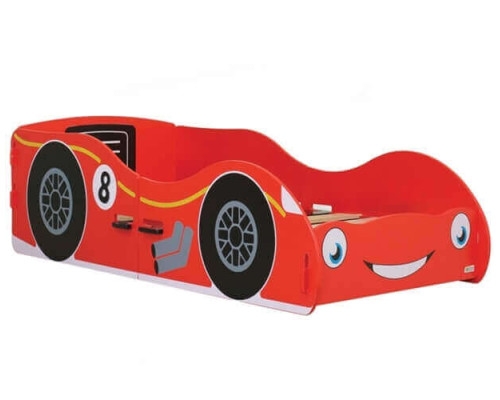 Kidsaw Red Junior Racing Car Bed