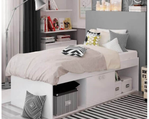 Captains White Single Cabin Bed by Kidsaw