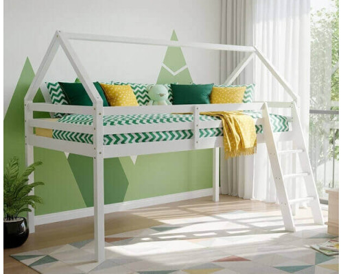 Jinsen Mid Sleeper Single Bed By Kidsaw Jinsen Mid Sleeper Single Bed By Kidsaw