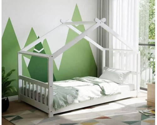 Jinsen Single White Cottage Bed by Kidsaw