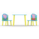 Peppa Pig Kids Table and Two Chair Set by Kidsaw | Kidsaw Bedroom Range (by Bedz4u.co.uk)
