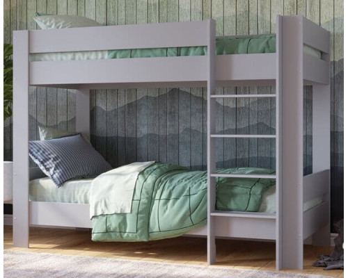 Kudl Grey Wood Bunk Bed by Kidsaw