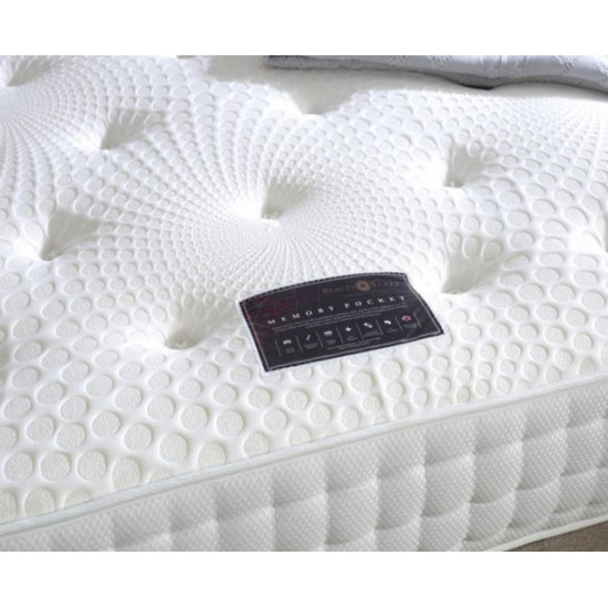 1000 Memory Pocket Memory Foam Mattress by Beauty Sleep | Mattresses (by Bedz4u.co.uk)