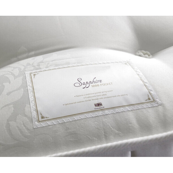 Sapphire 1000 Pocket Spring Divan Set by Beauty Sleep | Divan Beds (by Bedz4u.co.uk)