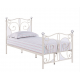 Florence Traditional White Ornate Metal Bed with Crystal Finials | Metal Beds (by Bedz4u.co.uk)